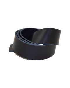 LÄDERREM överfettat svart 15 mm