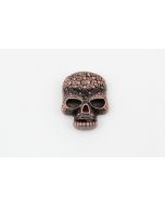 CONCHO döskalle mönstrad koppar ca 38 x 19 mm